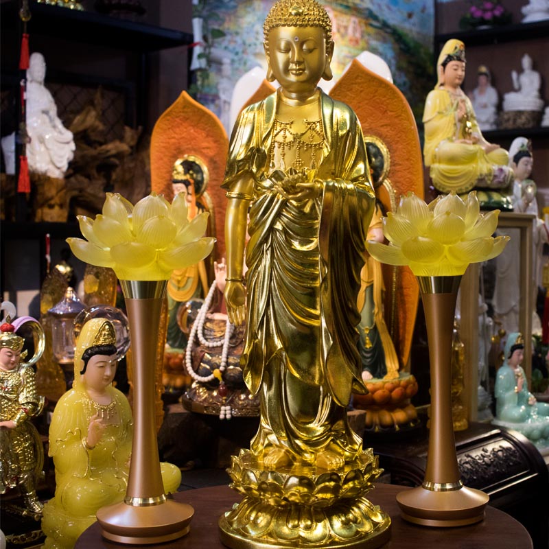 Phật A Di Đà dát vàng tịnh tông