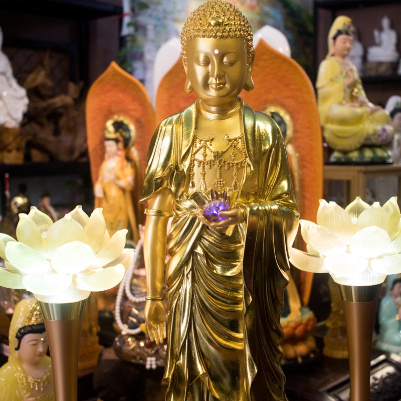 Phật A Di Đà dát vàng tịnh tông