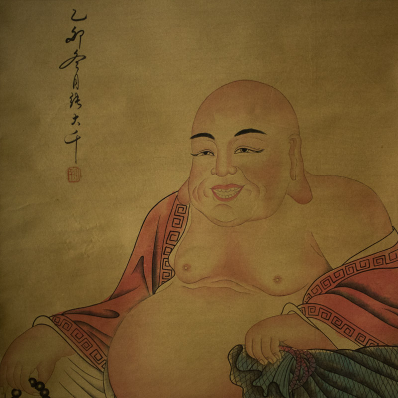 Tranh Đức Phật Di Lặc Vẽ