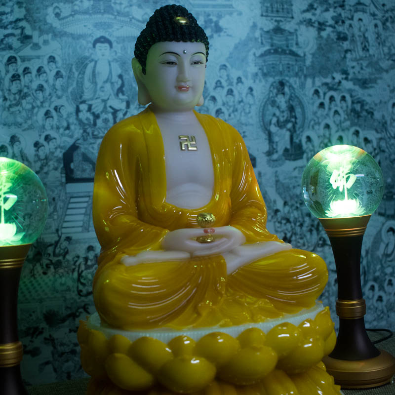 Tượng Phật A Di Đà Bằng Bột Đá