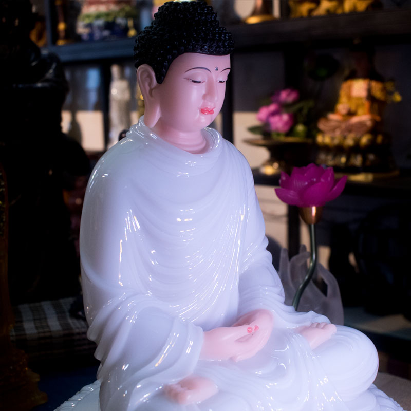 Tượng Phật Thích Ca Ngồi Đài Sen