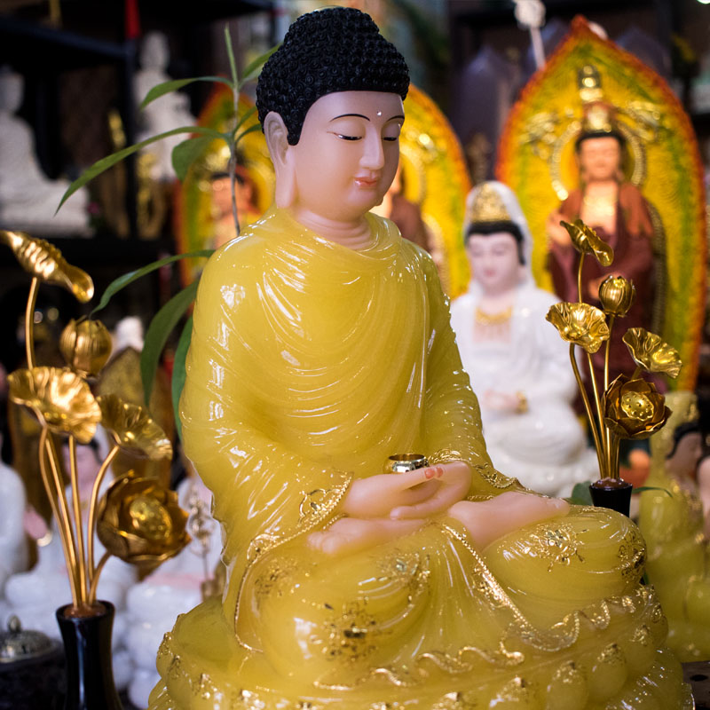 Tượng Phật Bổn Sư Thích Ca Bột Đá