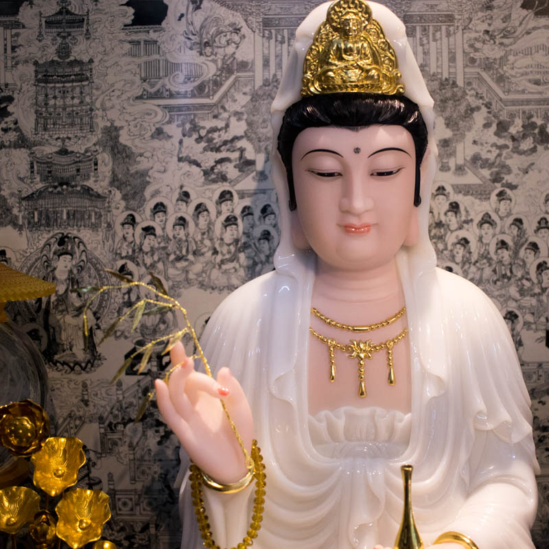 Tượng Phật Bà Quan Âm Bồ Tát Ngồi