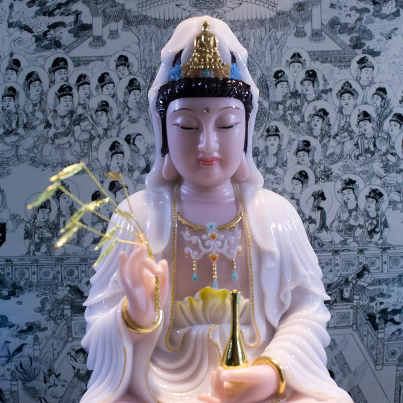 Tượng Phật Bà Quan Âm Ngồi