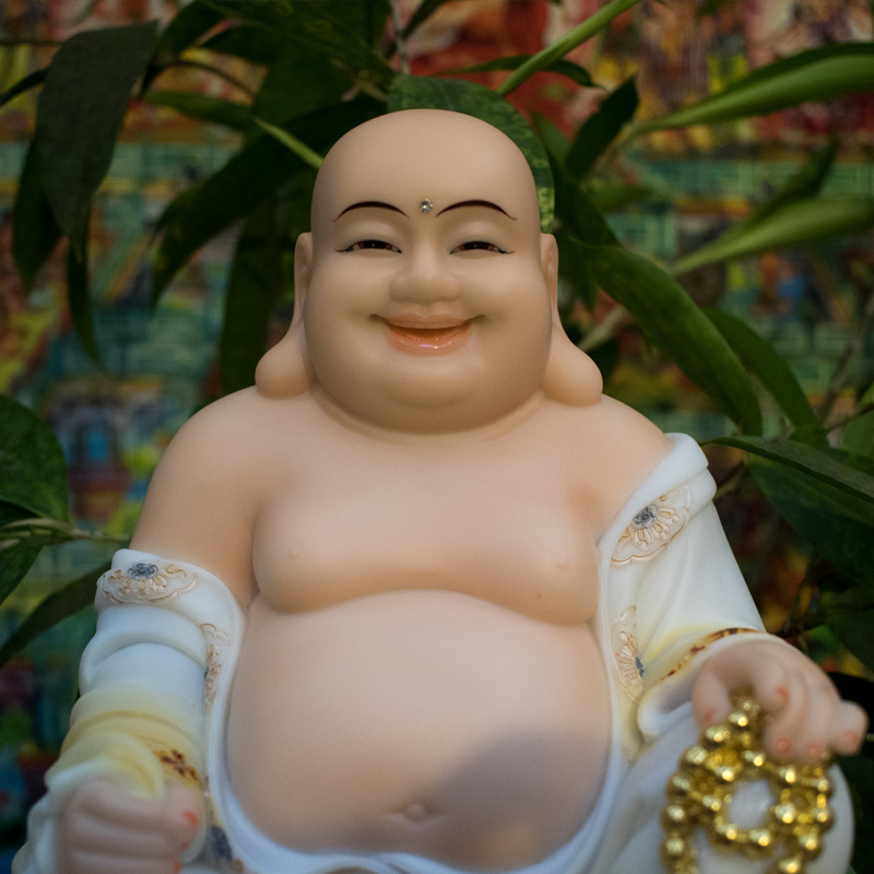 Tượng Phật Di Lặc Bột Đá