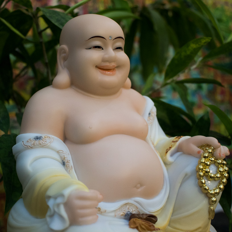Tượng Phật Di Lặc Cầm chuỗi vàng