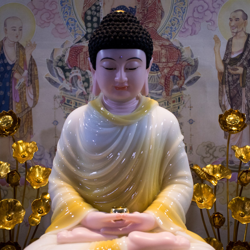Mẫu tượng Phật Thích Ca bột đá cẩm thạch cao