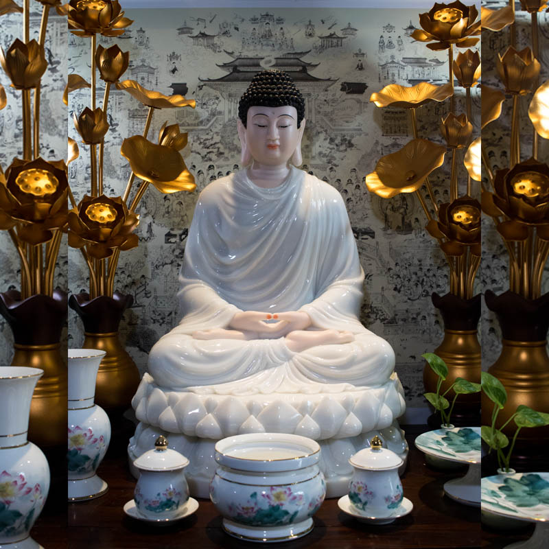 Tượng Phật Thích Ca Mâu Ni Bột Đá Đài Loan