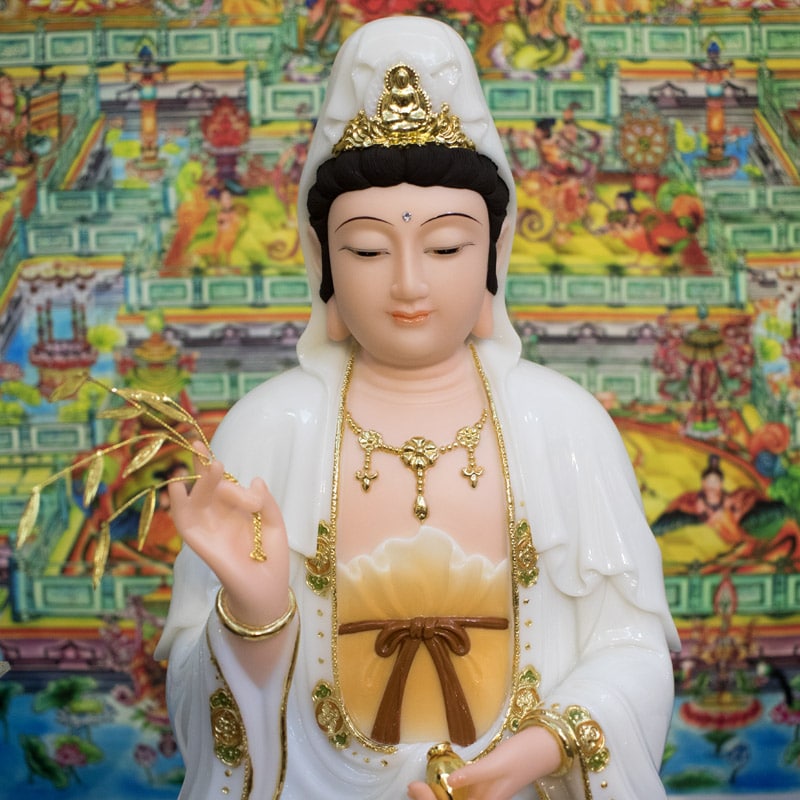 Tượng Phật Bà Quan Âm ngồi