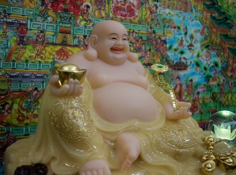 Tượng Phật Di Lặc Đài Loan bằng bột đá