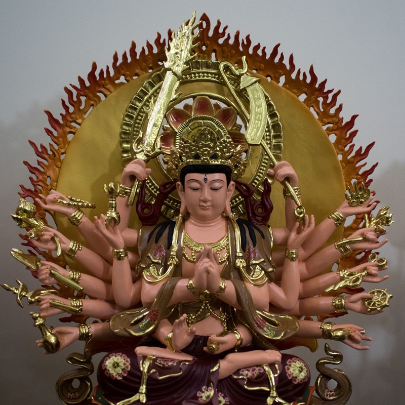Tượng Phật Chuẩn Đề composite đẹp
