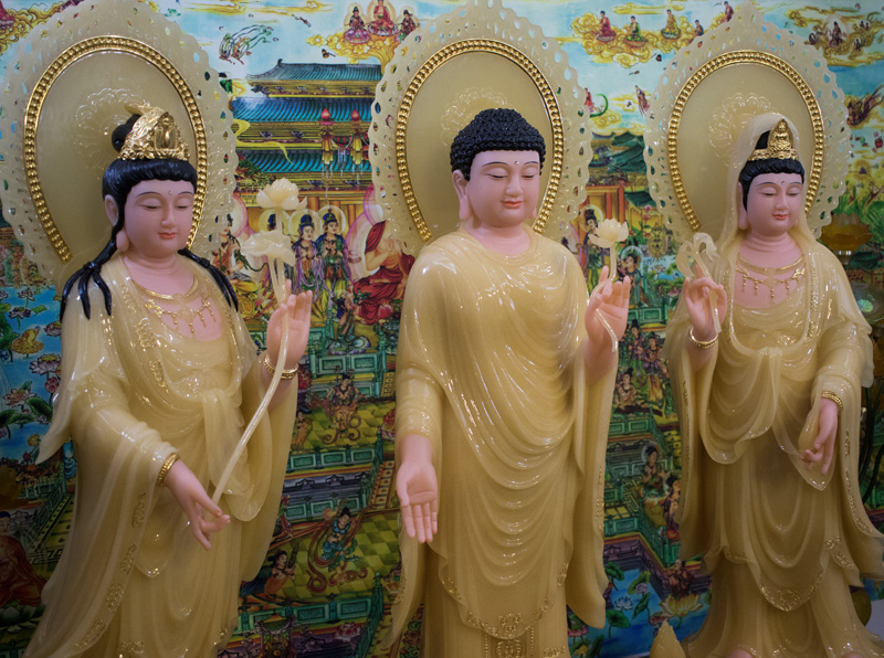 Phật Tây Phương Tam Thánh đứng