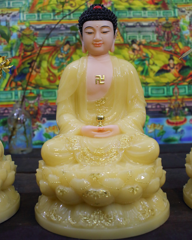 tượng A Di Đà Phật bột đá nhỏ